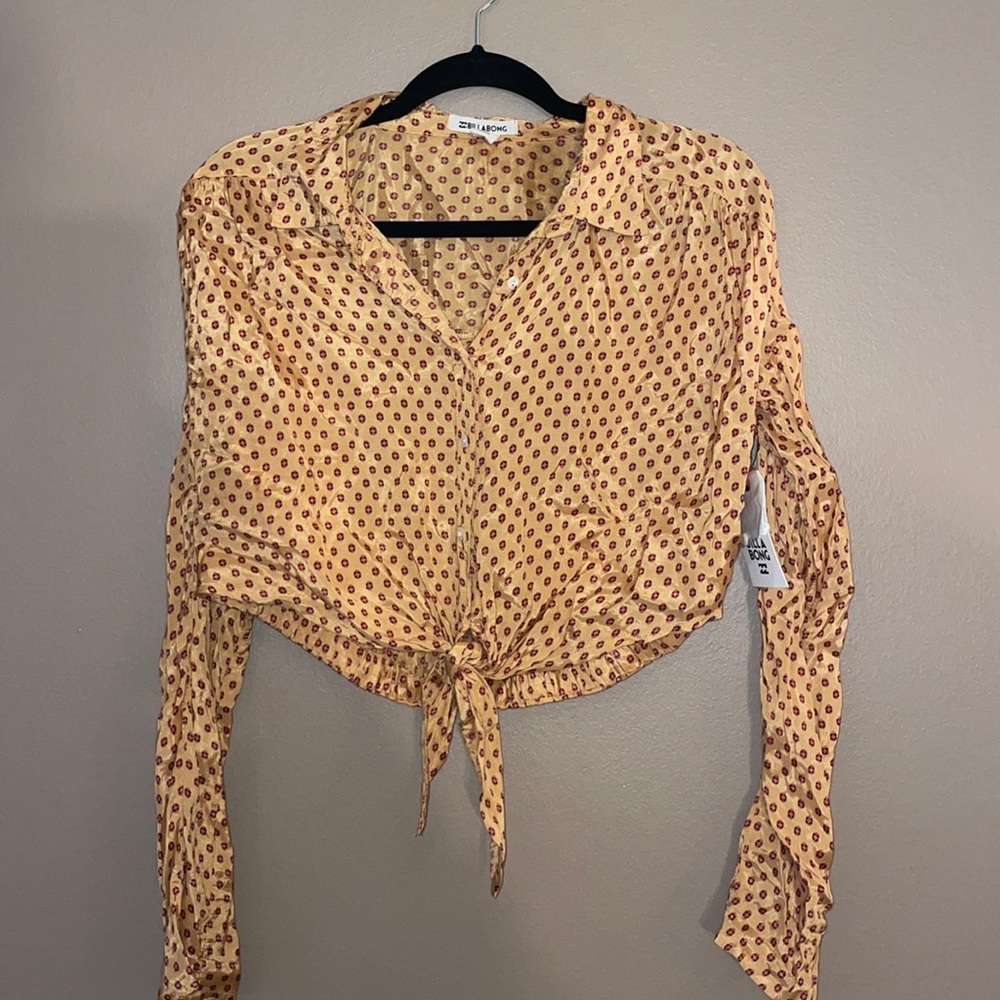 BILLABONG Crop Button Down